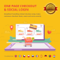 Pago en una página e inicio de sesión con redes sociales (v2.8.7) PayPal, Stripe, COD de ETS Prestashop v1.7-v8x
