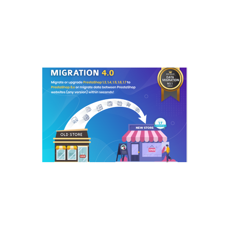 v4.4.1 MIGRACIÓN 4.0 – Mejor módulo de herramientas de actualización y migración [v1.6 – v1.7 – v1.8] Prestashop de ETS