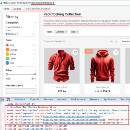 PrestaShop SEO Pages for Amazzing Filter v1.0.1